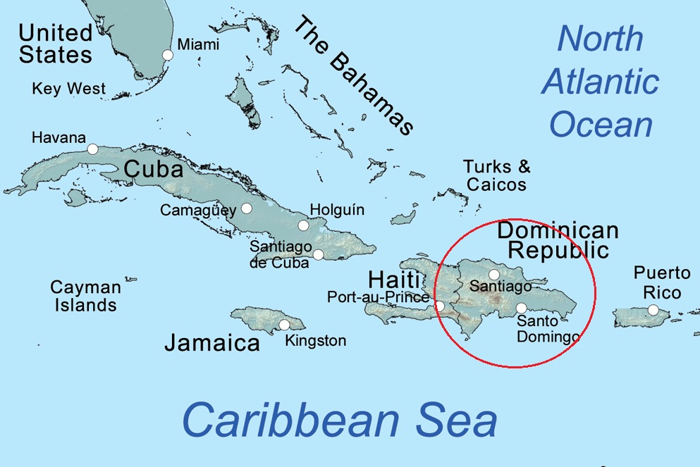 map eastern caribbean - copyright wikipedia
